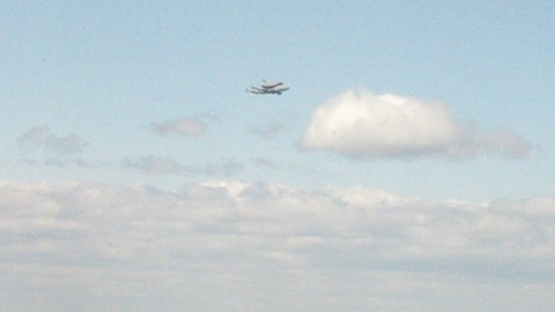 Illustration for article titled Enterprise NYC Flyover Photos